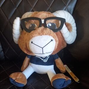 Plush NFL Ram 2011 Study Buddies NWT and Prestine Condition.